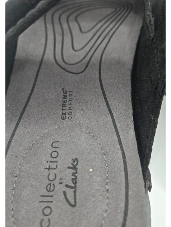 Clarks Collection Crestview Easy Slide Sandals black men\'s size 10M main image 7